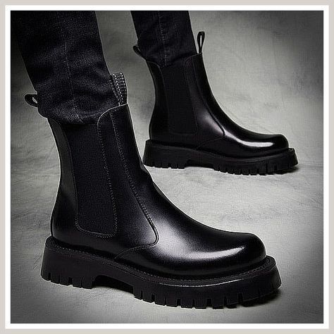 Winter Shoes Low Heel - Ready for more amazing ideas? - Click to visit for more. Do It NOW!! Personaje Fantasy, Fur Ankle Boots, All Black Shoes, Fur Shoes, Low Heel Shoes, Boot Types, Boot Brands, Leather Shoes Men, Chelsea Boot