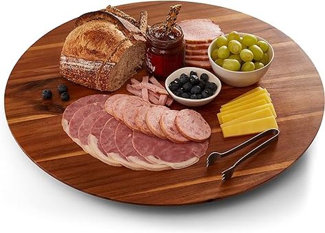 Wooden Charcuterie Boards, Kitchen Turntable, Large Lazy Susan, Lazy Susan Organizer, Lazy Susan Kitchen, Wooden Lazy Susan, Lazy Susan Organization, Wood Lazy Susan, Lazy Susan Turntable