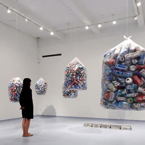 Claire Fontaine's "Redemption" Promises Spiritual Recycling at Metro Pictures | Art for Sale | Artspace Metro Pictures, Waste Art, Black Friday Flyer, Interactive Art Installation, Trash Art, Photography Club, Artistic Installation, Abstract Geometric Art, Plastic Art