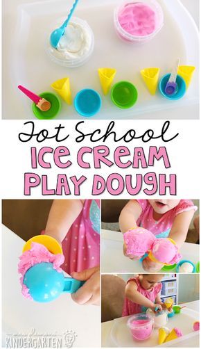 Ice Cream Play Dough, Ice Cream Play, Dramatic Play Themes, Fun Ice Cream, Ice Cream Crafts, Today Is Monday, Dramatic Play Preschool, Picnic Theme, Ice Cream Theme