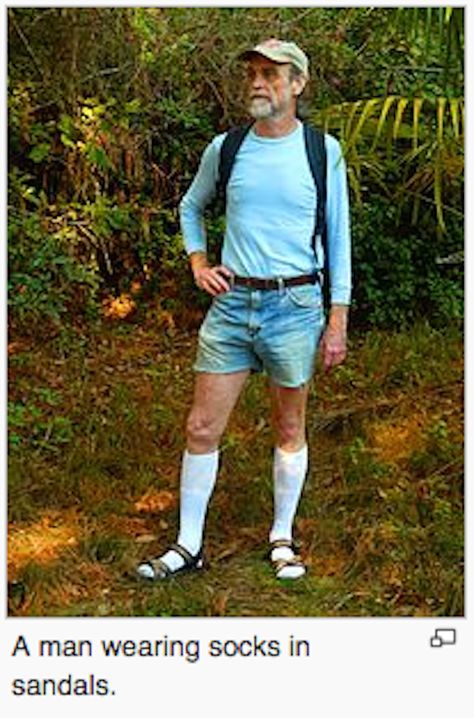 24 Of The Greatest Articles In Wikipedia History Dad Costume, Dad Outfits, Sandals With Socks, Dad Socks, Socks Aesthetic, Folk Festival, Dad Fashion, Fashion Fail, Socks And Sandals