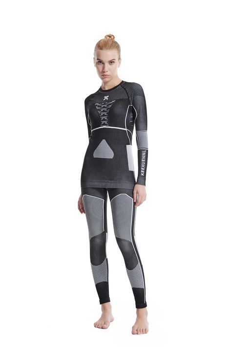 PRICES MAY VARY. 43.4% Nylon, 41.8% Polypropylene, 14.8% Spandex Imported Pull On closure Washing at low temperature, No drying, Do not Iron, Do not wring Sports Series, Professional Winter Sports Base layer. For Skiing, Hiking, Skating, On Foot, Mountaineering, Cycling and Frisbee Professional Compression Clothes. Pressure Support. Quick Dry Series, Dries really fast, Tough Work ，no Sweat Long sleeve compression shirts with pants. LYCRA Fiber stretch material moves better in every direction. Ex Ski Base Layers, Compression Clothing, Compression Shirts, Cycling Gear, Compression Shirt, Hiking Pants, Drying Clothes, Fitness Activities, Mountaineering