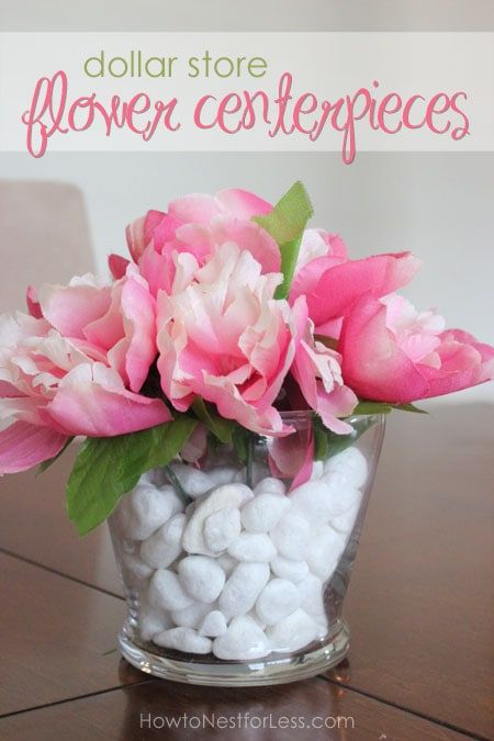 Dollar Store Centerpiece, Flower Vase Crafts, Bridal Shower Favors Diy, Bridal Shower Decorations Diy, Diy Baby Shower Decorations, Flowers Vase, Bridal Shower Diy, Vase Crafts, Diy Bridal