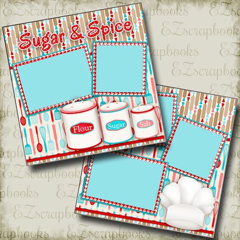 Scrapbook Cookbook, Recipe Book Printables, Scrapbook Recipe, Scrapbook Recipe Book, Custom Scrapbook, Recipe Book Diy, Scrapbook Storage, Scrapbooking Layouts Baby, Recipe Scrapbook