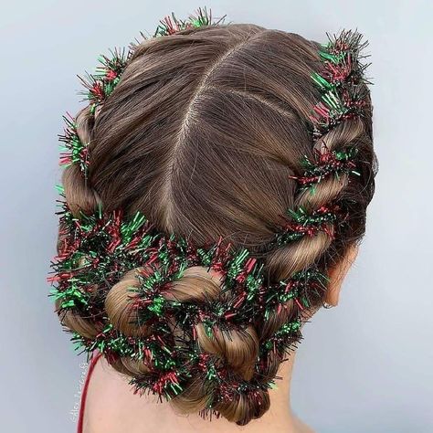 Edgy Updo, Hairstyles Christmas, Holiday Hairstyles Easy, Christmas Party Hairstyles, Prom Hair Updo, Christmas Hairstyles, Holiday Hairstyles, Christmas Hair, Easy Braids