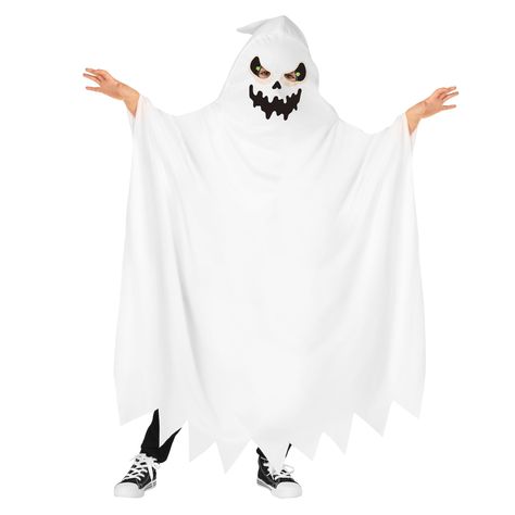 PRICES MAY VARY. Our white ghost costume kids includes a white pull-on sheet with foam backed pointy head and spooky ghost face This costume is one size and can fit children from age 5-14. Our kids ghost costume for girls and boys is comfortable to wear all night long. Costume has fitted armholes and mesh eyes for ease of wear, perfect for trick or treating! Founded in 2009 by 3 friends with a passion for costumes, we now have 100s of designs all manufactured to high standards of quality, fit an Kids Ghost Costume Boy, Ghost Costume For Kids, Boy Ghost Costume, White Sheet Ghost, White Ghost Costume, Sheet Ghost Costume, Ghost Costume Kids, Sheet Costume, Fancy Dress Patterns