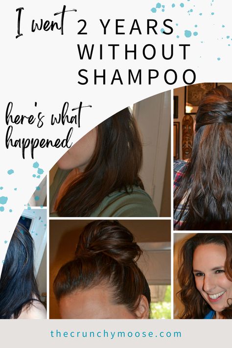 Diy Non Toxic Shampoo, No Wash Hair Routine, Stop Washing Your Hair, No Poo Method Before And After, No Lather Shampoo, No Shampoo Method Before And After, No Poo Before And After, Washing Hair Without Shampoo, No Poo Shampoo