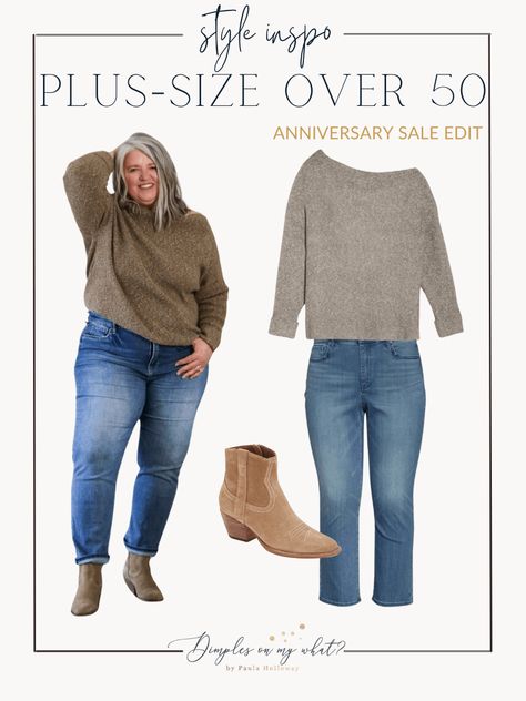 Are you looking for plus-size fall outfit ideas. Here is some plus-size fall outfit inspiration from the Nordstrom Anniversary Sale. Full Figure Fall Fashion, Plus Size Jeans Outfit, Plus Size Fall Outfits Casual, Athleisure Outfits Fall, Plus Size Capsule Wardrobe, Casual Plus Size Outfits, Plus Size Outfits Casual, Apple Shape Outfits, Casual Outfits Plus Size