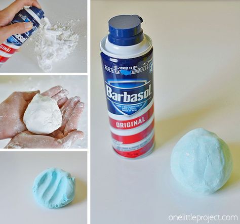 This EASY shaving cream play dough is so much fun! The texture is silky smooth and it only needs two ingredients! Slime With Shaving Cream, Shaving Cream Art, Shaving Cream Painting, Kid Experiments, Playdough Recipe, Things To Make, Kids Discover, Baby Diy, Science Experiments Kids