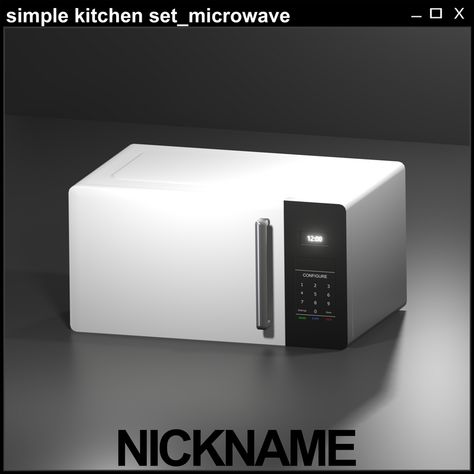 simple kitchen set | give me a nickname on Patreon Sims4 Microwave, Sims 4 Cc Kitchen Microwave, Sims 4 Cc Functional Microwave, Sims4 Cc Kitchen Patreon, S4cc Furniture Kitchens, Sims 4 Smart Fridge, The Sims 4 Cc Microwave, Sims 4kitchen Cc, Sims 4 Cc Cooker