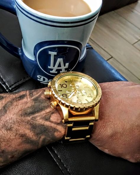 Frank on Instagram: “It's time for coffee  #watchesofinstagram #watches #watchwednesday #nixon5130 #nixonwatch #timepiece” Nixon Watch Men, Time For Coffee, Nixon Watch, Men's Watches, Nixon, Jaeger Watch, Omega Watch, Time Piece, Coffee