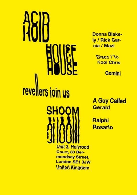 Acid House Rave, 90s Graphic Design, Rave Art, Interaktives Design, 90s Rave, 90s Design, Music Flyer, Club Poster, Music Poster Design