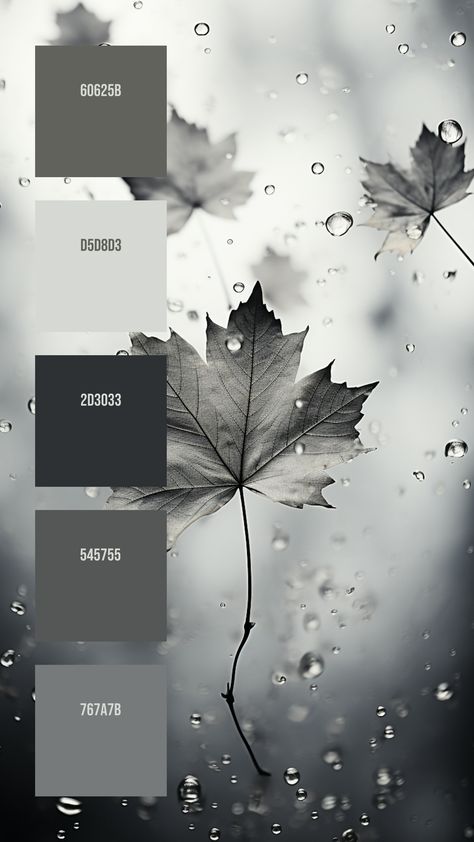 Colors:
60625B
D5D8D3
2D3033
545755
767A7B Grey Color Palette Colour Schemes, Rainy Day Color Palette, Color Palette Industrial, Color Palettes With Black, Gray Swatches, Black And White Pallet, Grey Color Pallets, Monochromatic Colour Scheme, Monochrome Color Scheme