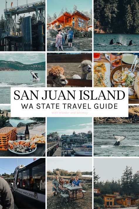 A long weekend in Washington's San Juan Islands will give you a rich sampling of the PNW’s beauty and best: whale watching and sightseeing charters, forests of cedar and fir, Seattle coffee and fresh-caught shellfish, and rolling vineyards and farms. My San Juan Island Travel Guide offers tips on where to stay, what to see and do, and the experiences that make a San Juan Islands trip one for the bucket list! I also have a lookbook of San Juan Island outfit ideas, with links for you to shop. Friday Harbor San Juan Islands, San Juan Islands Washington Things To Do, Pnw Vacation, Island Outfit Ideas, Washington Adventures, Vancouver Trip, Pnw Travel, San Juan Islands Washington, Pacific Coast Road Trip