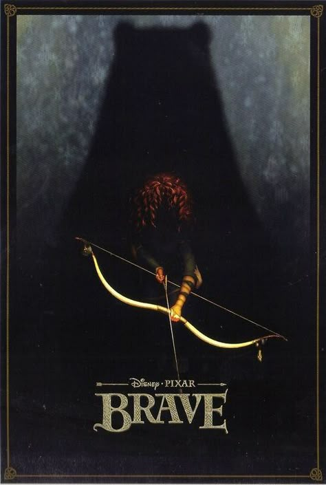 Brave Poster, Mark Andrews, Brave 2012, Kelly Macdonald, Character Studies, Julie Walters, Billy Connolly, Disney Movie Posters, Princess Merida