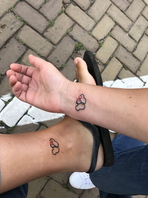 Mommy & daughter tattoo  Disney love Matching Disney Tattoos Mother Daughter, Mother And Daughter Disney Tattoos, Disney Tattoos Small Matching, Disney Mom And Daughter Tattoos, Disney Mother Daughter Tattoos, Mother Daughter Disney Tattoos, Mother Daughter Tattoos Disney, Disney Mom And Daughter, Matching Disney Tattoos