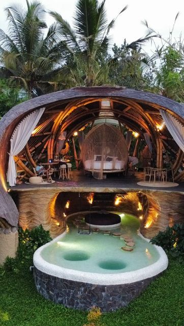 670K views · 24K likes | Anvit & Isha | Citizen of the Sky | Travelers on Instagram: "Thank you for a million views 😍 Save/share this unique Airbnb in Bali, Indonesia 🇮🇩 Unveiling the extraordinary in the ordinary, found the most unique gem in Bali! Made from Bamboo, this is what you need for your next stay in Bali✨🏡 📍Scorpio House, @veluvanabali Looking to escape the crowded areas and enjoy some quiet time in serene & authentic parts of Bali? This getaway is just what you need. Most beautiful Airbnb in Bali, Unique stay in Bali, Treehouse in Bali, Bamboo house in Bali, Bali stays #uniqueairbnb #airbnb #airbnbtreasures #balistay #balitravel #baliindonesia #uniquehotels #uniquestays #treehouse #vacationrentals #reelitfeelit #bamboohouse #scorpiohouse" Bali Treehouse, House In Bali, Beautiful Airbnb, Unique Airbnb, Bamboo House, Unique Hotels, Air B And B, Bali Travel, Quiet Time