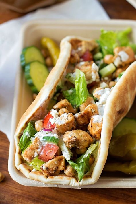 Flavorful Grilled Greek Chicken Pitas | lifemadesimplebakes.com Grilled Chicken Pita Sandwich, Grilled Chicken Pita, Greek Chicken Pita, Chicken Pitas, Greek Grilled Chicken, Greek Pita, Pita Recipes, Chicken Pita, Pita Sandwiches