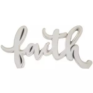 Faith Sign, Hobby Lobby Decor, Resin Decoration, Tiered Tray Diy, Warm Home Decor, Textured Throw Pillows, Word Signs, Metal Lanterns, Print Coupons