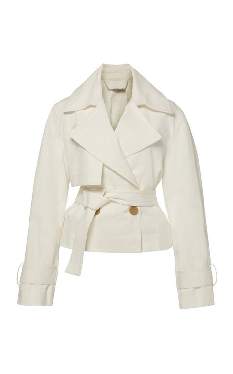 Cropped Belted Linen Jacket  by VINCE Now Available on Moda Operandi How To Style Brown Pants, Boxy Jacket, Luxury Jacket, Cool Coats, Linen Jackets, Belted Jacket, Linen Jacket, Cute Jackets, Mode Inspiration