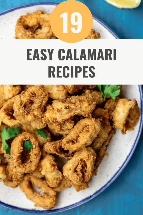 19 Must-Try Calamari Recipes to Impress Your Guests – Happy Muncher Stuffed Calamari Tubes Recipe, Predinner Snacks, Calamari Pasta, Stuffed Calamari, Italian Fries, Hawaii Fish, Grilled Calamari, Calamari Recipes, Fried Calamari