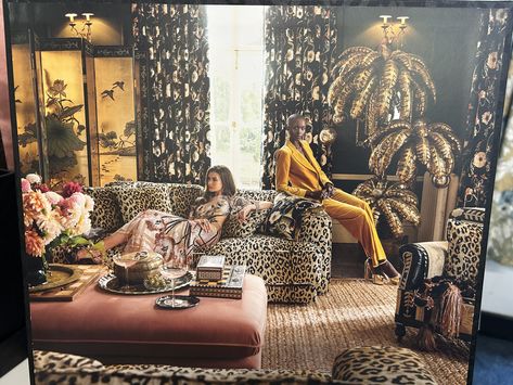 Animal Print Furniture, London Design Week, Romo Fabrics, Maximalist Interior, Maximalist Decor, Temperley London, London Design, Best Interior, Home Living Room