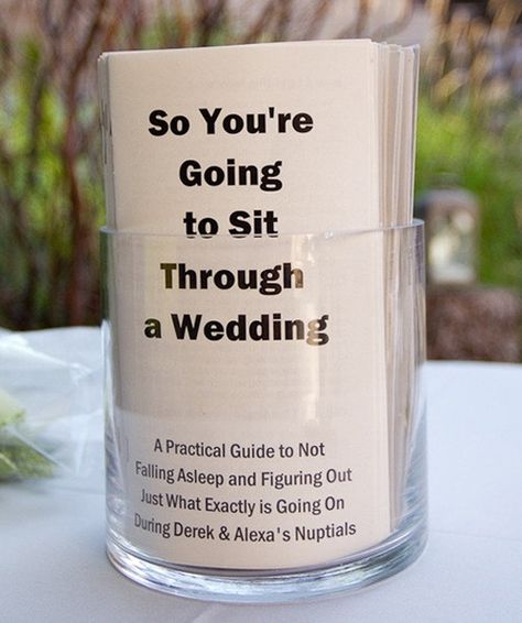 Wedding Programs Funny, Fun Wedding Programs, Apple Orchard Wedding, Happy Happy Happy, Going To The Chapel, Wedding Humor, Future Mrs, Wedding Programs, Some Day