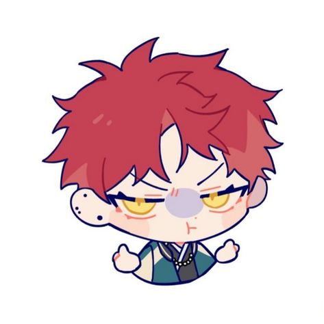 Hypnosis Mic Chibi, Male Chibi, Chibi Hair, Old School Tattoo Designs, Chibi Characters, Hypnosis Mic, Chibi Drawings, Anime Stickers, Cute Little Drawings