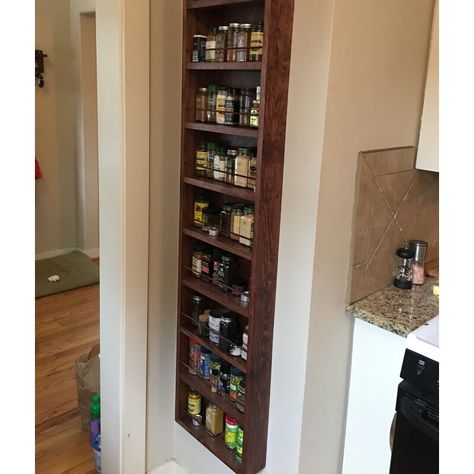 Open Shelf Spice Display, Shaker Cabinet Spice Racks, Kitchen Shelf Glass Jars, Ikea Spice Rack Inside Cabinet, Ikea Spice Rack Bookshelves, Wine Rack Kitchen Cabinets, Small Wine Rack In Cabinet, Organizing Kitchen Cabinets Rack, Kitchen Spices Shelves