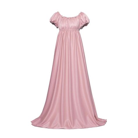 PRICES MAY VARY. Packing List:Pink dress*1 Material: Made by high quality polyester. soft and comfortable to wear. This dress is perfect for civil war, victorian, medieval, regency, renaissance wedding cosplay themed party, photograph, stage performance, etc. Size: This Daphne Dress comes in 4 sizes, please refer to our size chart or product description to choose the size that fits.   Size    Women XS size:   height:63'', chest:32-33'', waist:24-25.5'', shoulder width:14-15'', dress length:63'' Bridgerton Inspired Dresses Formal, Regency Maternity Dress, Princess Core Fashion, Regency Ballgown, Regency Dress Jane Austen, Jane Austen Style, Evening Weddings, Puff Sleeve Long Dress, Jane Austen Dress