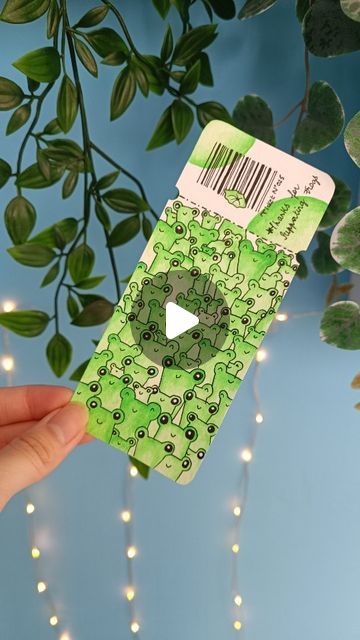 Frog Ticket | Frog Ticket bookmark Cute Tickets, Frog Bookmark, Ticket Bookmark, Bookmarks Diy, Handmade Bookmarks Diy, Handmade Bookmarks, Cute Frog, February 15, Wish You The Best