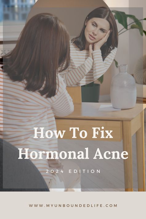 Are you struggling with hormonal acne? Check out this guide to clear skin in 2024! #acne #love #blemishes #clearskin #healthyskin #2024 Skincare Routines, Healthier Skin, Hormonal Acne, Hormone Balancing, Clear Skin, Skincare Routine, Fix It, Healthy Skin, A Girl