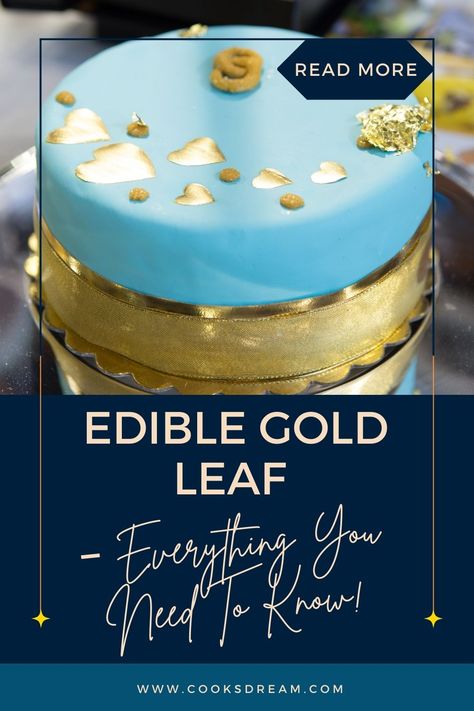 Edible Gold Leaf – Everything You Need To Know! Most Expensive Food, Expensive Food, Edible Gold Leaf, Edible Gold, Food Additives, Fast Food Chains, Food Out, Cooking Together, Fancy Cakes