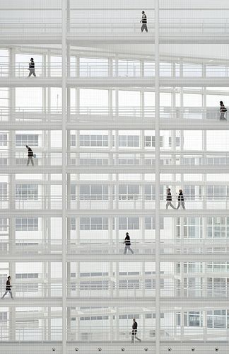 Richard Meier. City Hall, The Hague, The Netherlands. Richard Meier, Façades, Arne Jacobsen, The Hague, Photographie Inspo, Architectural Inspiration, Shades Of White, Facades, City Hall