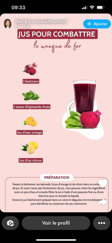 Fruit Smoothie Recipes Healthy, Foods With Iron, Milk Smoothie, Flavored Drinks, Natural Juices, Beauty Foods, Fruit Smoothie Recipes, Detox Juice, Healthy Juices