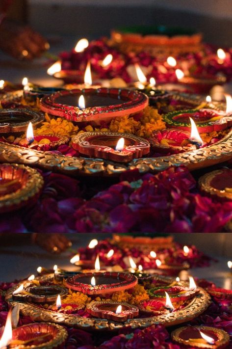 (Diwali 2021: Significance, History, Date, Time, Puja Muhurta Diwali Diya Aesthetic, Diwali Mood Board, Pooja Aesthetic, Diwali Photo Ideas, Chat Puja, Diwali Aesthetic, Diwali Photoshoot, Sanatan Dharam, Tamil Culture