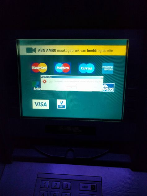 The ATM I tried to use showed me a Window XP error Windows Xp Error, Windows Xp, Computer Monitor, Front Page, I Tried, The Internet, Internet