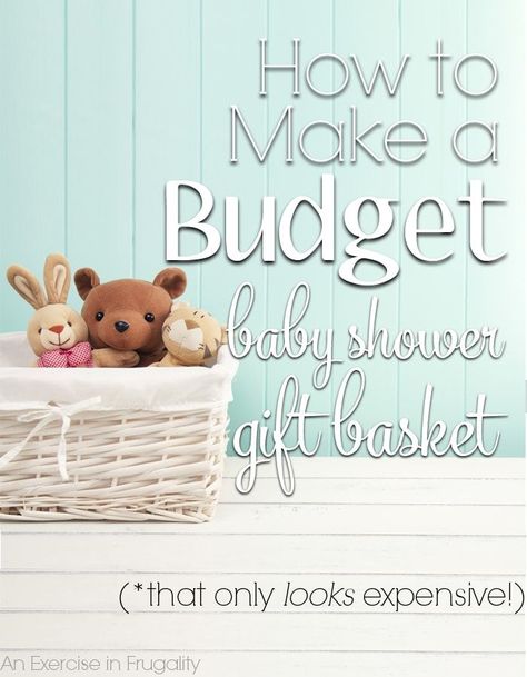 DIY Baby shower gift basket- This home made baby gift is a great gift idea not just for baby but for new moms! All the baby essentials every new parent needs, in an adorable gift basket but you would never guess this is such a budget-friendly, inexpensive gift idea. You can customize the contents to fit any budget. Smart gift giving idea! Baby Shower Ideas On A Budget, Baby Shower Basket, Newborn Baby Essentials, Baby Shower Hamper, Budget Baby Shower, Nursery Baskets, Baby Shower Gift Ideas, Baby Shower Baskets, Baby On A Budget