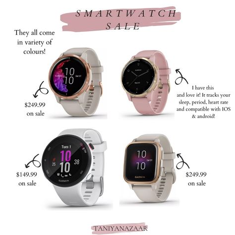 Smartwatch on sale | garmin watch | fitness watch | #LTKgiftspo #LTKsalealert #LTKstyletip #liketkit @liketoknow.it http://liketk.it/344ef Garmin Watch Aesthetic, Fitness Watch, Watch Faces, Garmin Watch, Smartwatch, Smart Watch, Womens Watches, On Sale, Gift Ideas