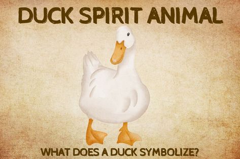 Duck Spirit Animal: What Does a Duck Symbolize? Spirit Animal Test, Duck Quack, Spirit Animal Quiz, Animal Quiz, A Duck, Spiritual Meaning, The Duck, Spirit Animal, Dreaming Of You