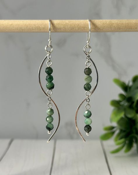 African Emerald Earrings Sterling Silver Earrings Gift for Women's Girlfriend Daughter - Etsy