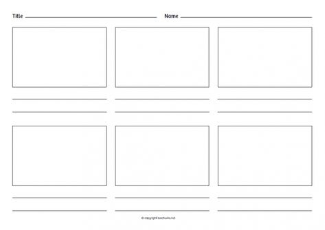 Blank Storyboard Templates – Various Portrait and Landscape Styles How To Make Storyboard, Storyboard Template Layout, Storyboarding Template, Short Story Template, Storyboard Frames, Animation Tricks, Story Board Template, Landscape Styles, Video Storyboard