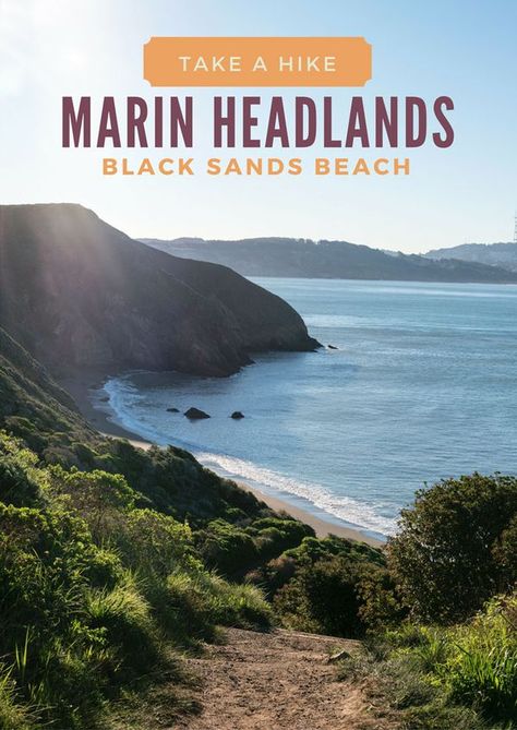 Best Hikes in San Francisco, California. Marin Headlands - with Golden Gate Bridge Views! Marin Headlands, Hiking Places, California Camping, Scenic Photography, San Francisco Travel, California Travel Road Trips, Camping Locations, Camping Spots, Black Sand Beach