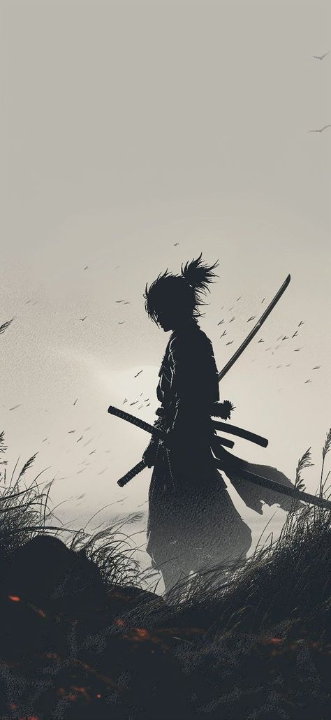 Guerriero Samurai, Japanese Art Samurai, Dragon Wallpaper Iphone, Japanese Wallpaper Iphone, Samurai Wallpaper, Seni Pop, Anime Lock Screen Wallpapers, Telefon Pintar, Samurai Artwork