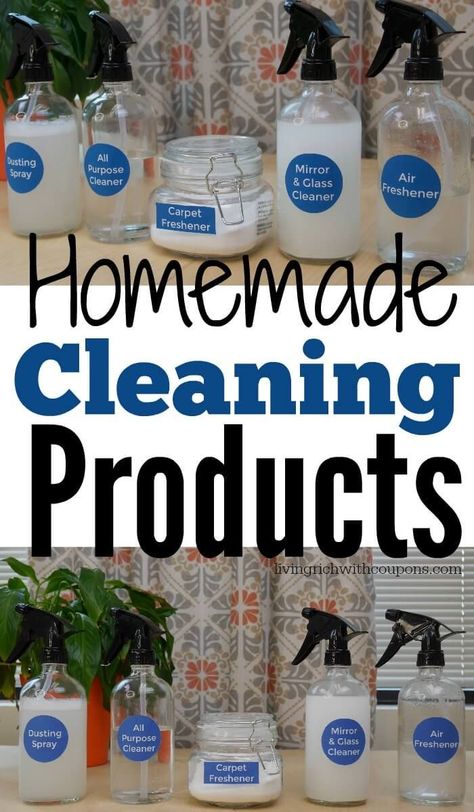 5 Frugal Homemade Cleaners That Are Actually Easy to Make | DIY | Spring Clean | Living Rich With Coupons Homemade Toilet Cleaner, Clean Baking Pans, Carpet Freshener, Cleaning Painted Walls, Homemade Cleaning, Deep Cleaning Tips, Homemade Cleaning Products, Natural Cleaners, Diy Cleaners