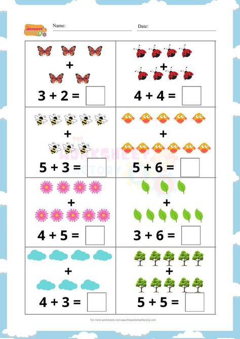 Sheets Math For Kg1, 1std Maths Worksheets, K2 Maths Worksheet, Addition For Beginners, Addition Pictures Worksheet, Beginner Addition Worksheet, Addition With Pictures Worksheets Free, Beginner Math Worksheets, Addition For Kindergarten Worksheets