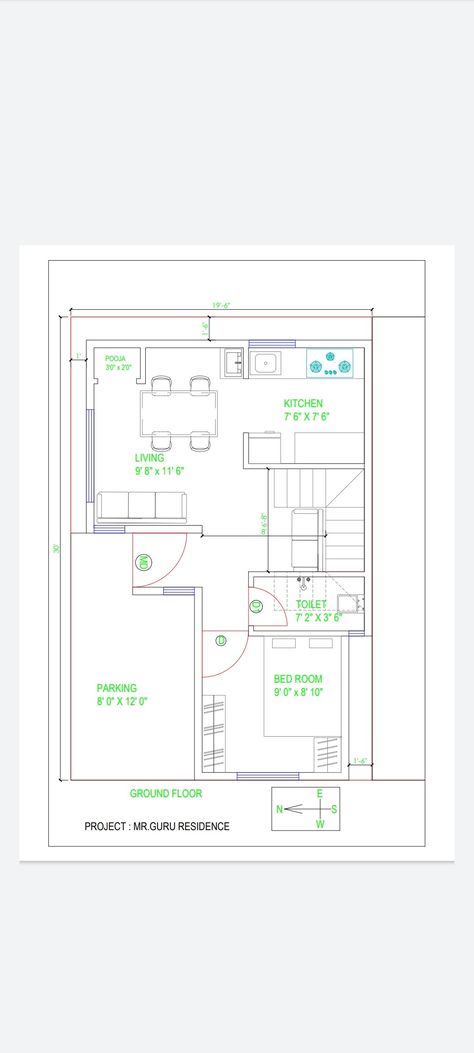 Simple and best house plan for west facing West Facing Plan, West Face House Plan, West Facing House Plan, 20x30 House Plans, West Facing House, House Plan, House Plans, Floor Plans, How To Plan