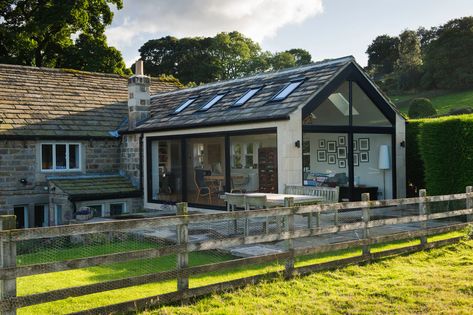 Irish Cottage Renovation, Small House Extensions, Bungalow Extensions, Cottage Extension, Garden Room Extensions, Farmhouse Renovation, Glazed Doors, Contemporary House Exterior, Cottage Renovation