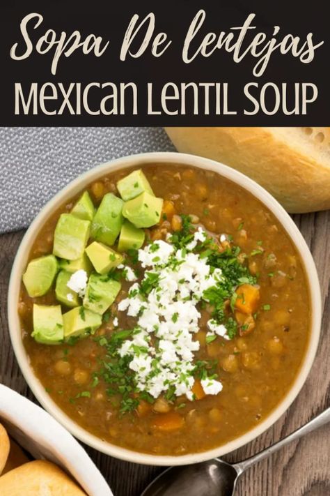 Mexican Lentil Soup Recipe, Lentil Soup Recipe Healthy, Mexican Dip, Indian Curries, Mexican Soup, Lentil Soup Recipes, Lentil Recipes, Trending Recipes, The Soup