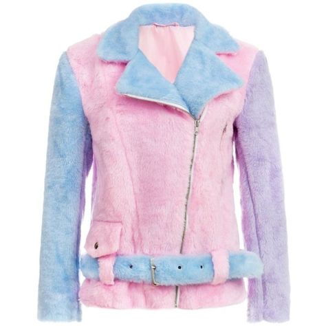 PASTEL MOTO FUR ❤ liked on Polyvore featuring outerwear, jackets, lullabies, pastel, biker jacket, pink biker jacket, rider jacket, pastel pink jacket and pastel jacket Pastel Moto, Pastel Pink Jacket, Pastel Colors Fashion, Pink Fur Jacket, Pink Biker Jacket, Pastel Jacket, Pink Moto Jacket, Moto Jacket Style, Camp Fashion